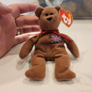 Teenie Beanie Babies Britannia the Bear